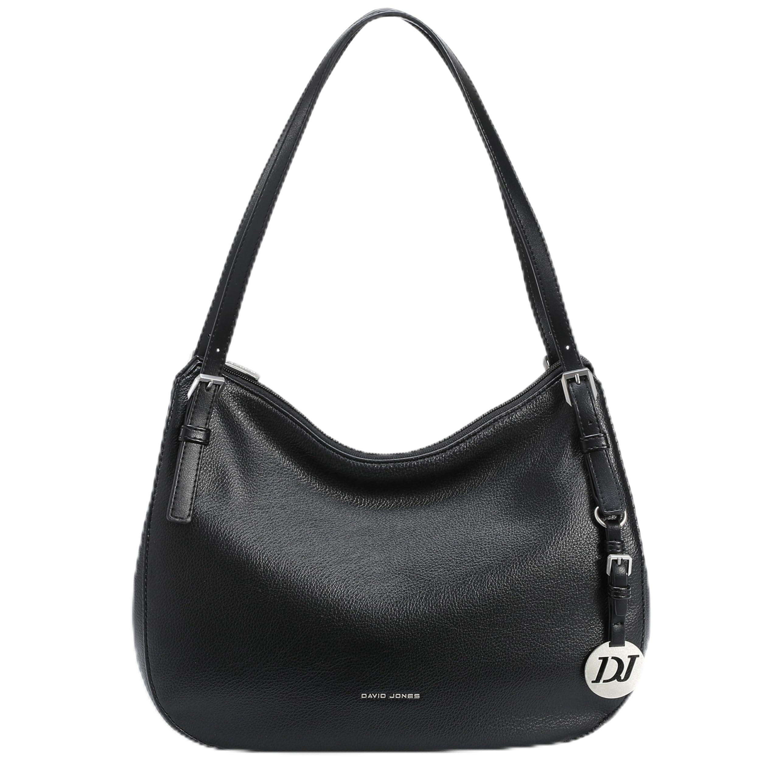 David Jones - Damen Schultertasche Hobo Beuteltasche Mittelgroße