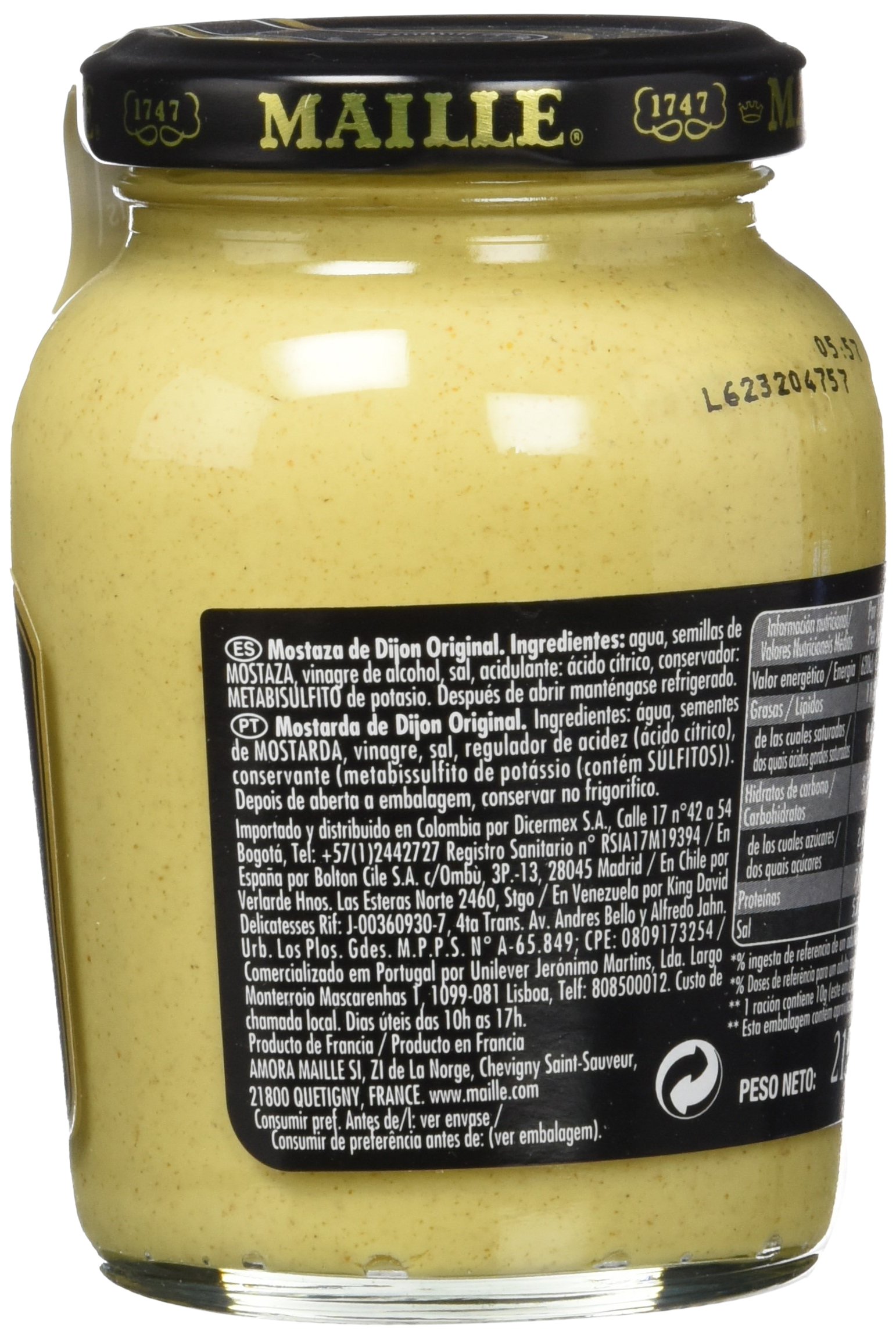 Maille - Mostaza Dijon Original 215 g