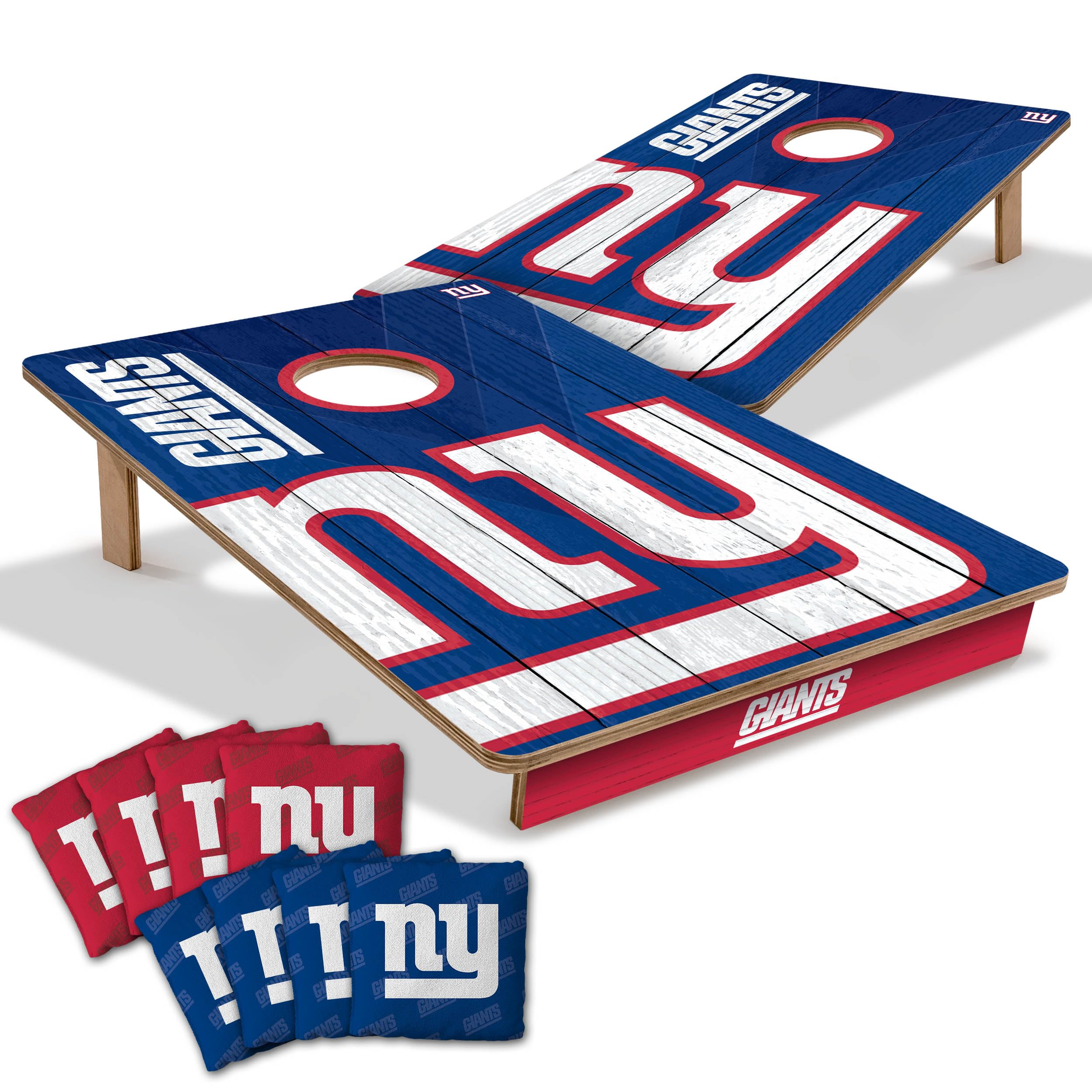 YouTheFan NFL 2’ x 3’ Wood Cornhole Game with Logo Bags