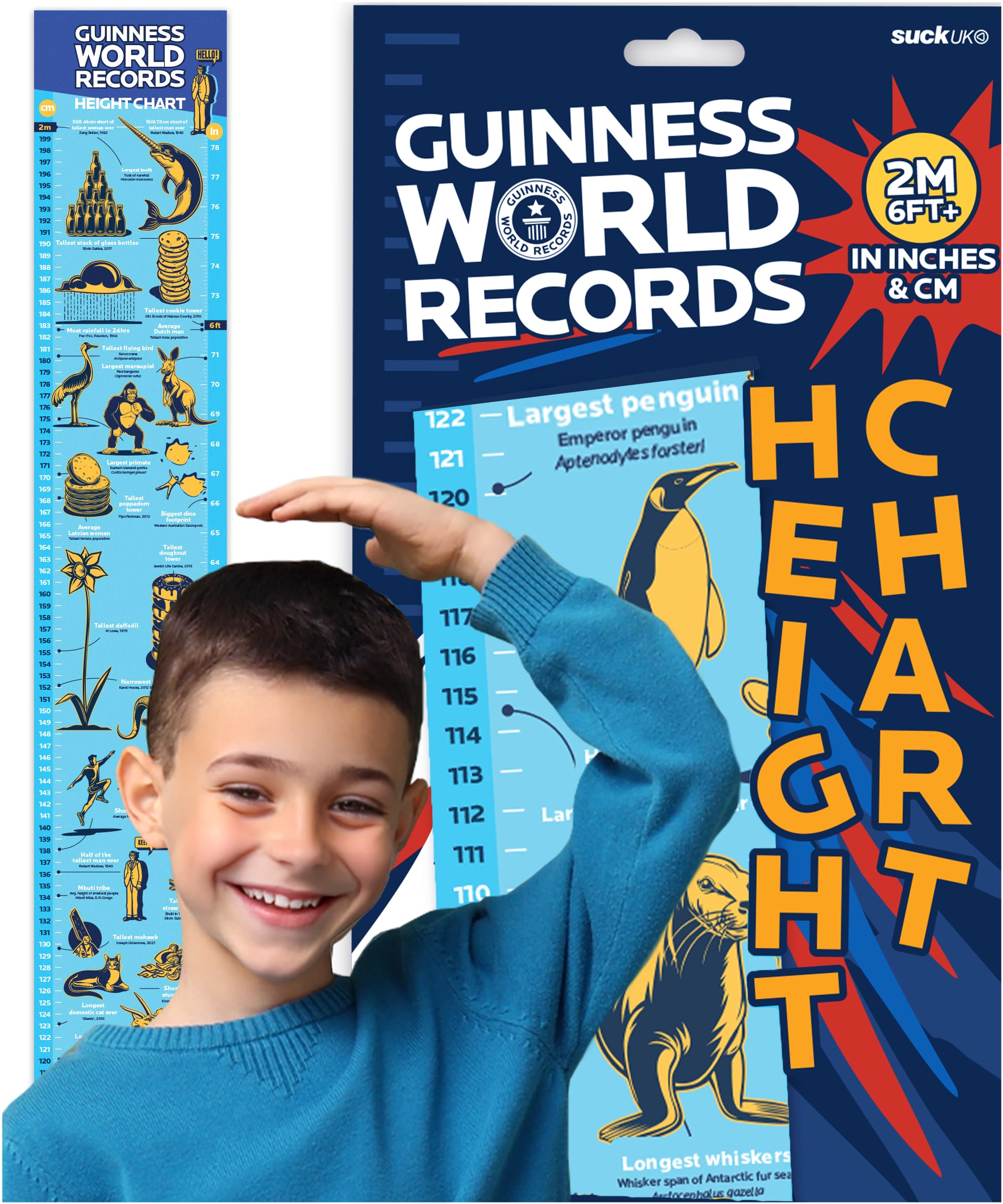 Guinness World Records 2026 Height Chart, Guinness Height Chart