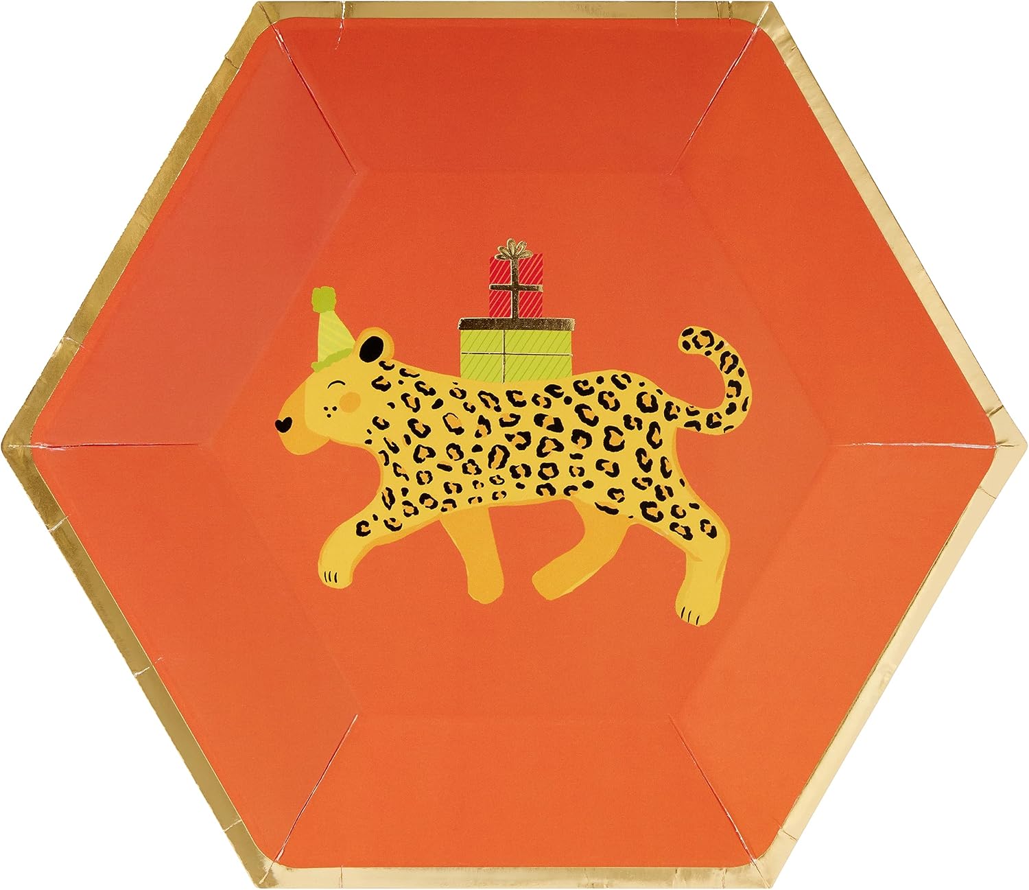 C.R. Gibson Party Animal Lunch Plates, 8 Count (TW13-25362)
