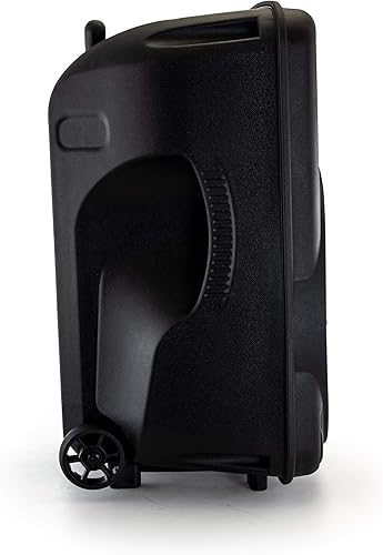 Miniatura 5 de beFree Sound 12 pulgadas 2500 vatios Bluetooth portátil partido PA altavoz con luces iluminadoras y USBMicroSDAUX-inFM RadioDV12V entradas