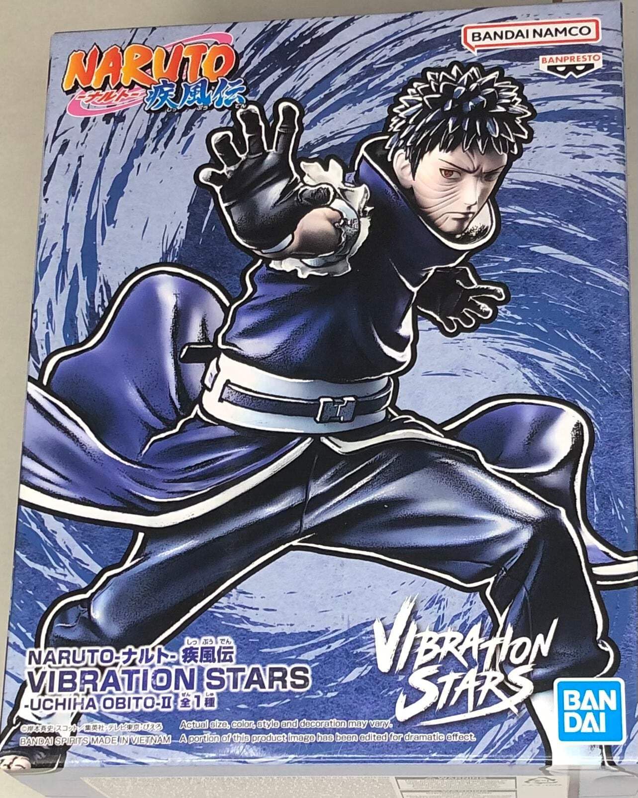 Banpresto Obito Uchiha II Naruto Shippuden Vibration Stars Action