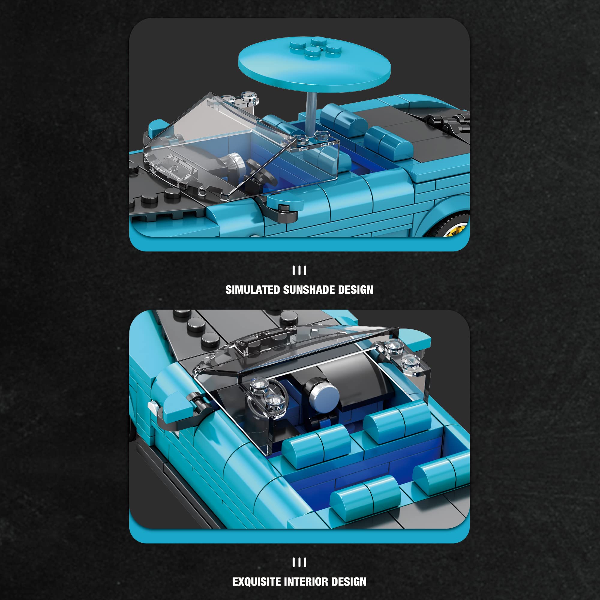 Reobrix RR Boat Tail Super Car Building Set : Amazon.in: Toys & Games