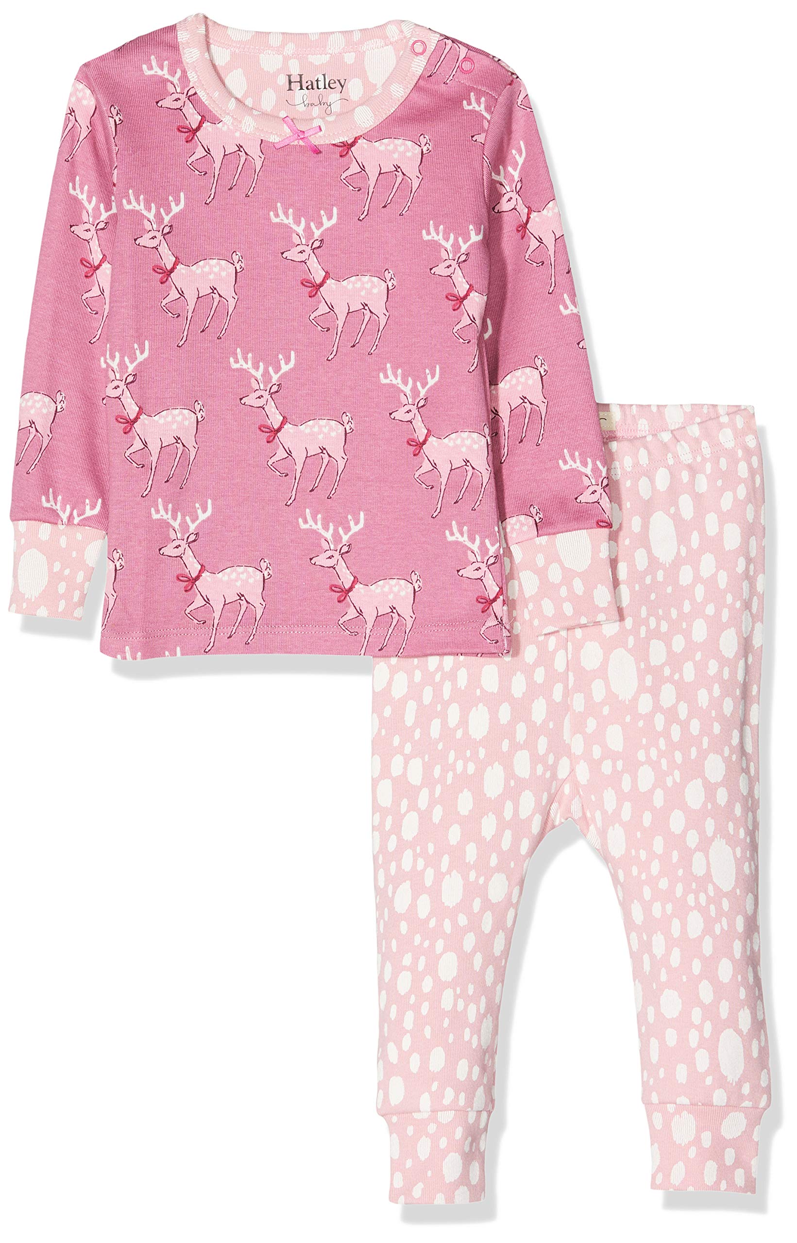 Baby Girls' Mini Organic Cotton Long Sleeve Pyjama Sets