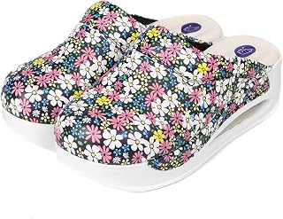 Womens Clogs with Arch Support, Pure Leather, Slip-On Clogs for Women, Perfect for Daily Indoor and Outdoor Usage, Shock Absorption, Breathable Materials