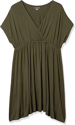 Miniatura 6 de Tienda Essentials Vestido de sobrepelliz para mujer (disponible en tallas grandes)