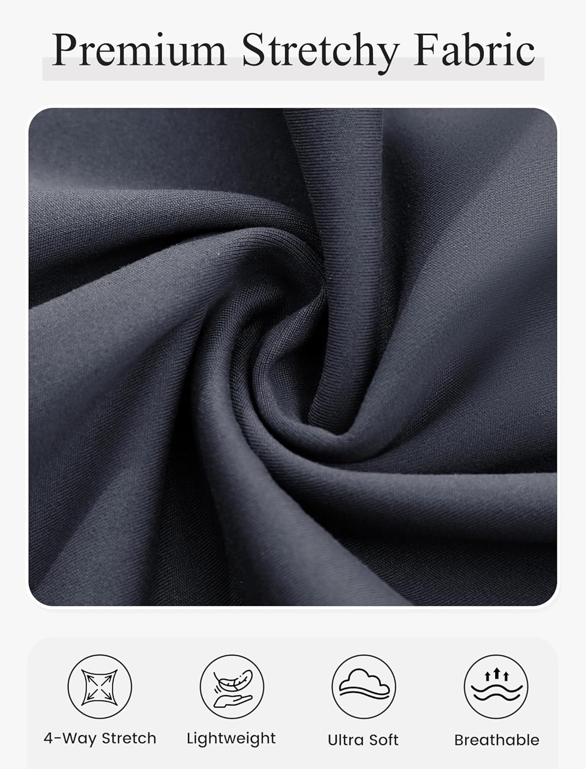 Womens Dress Work Pants Business Casual Office Pull on Trousers High Waist Wide Leg Stretchy Slacks with Pockets - Image 4