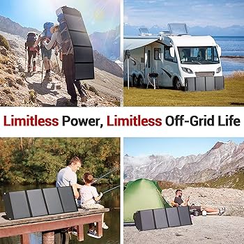 Amazon.com : ROCKPALS SP003 100W Portable Solar Panel for