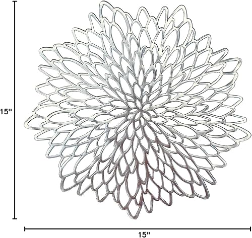 Miniatura 7 de Manteles individuales metálicos plateados con texto en inglés "OCCASIONS", A1. Hoja de plata