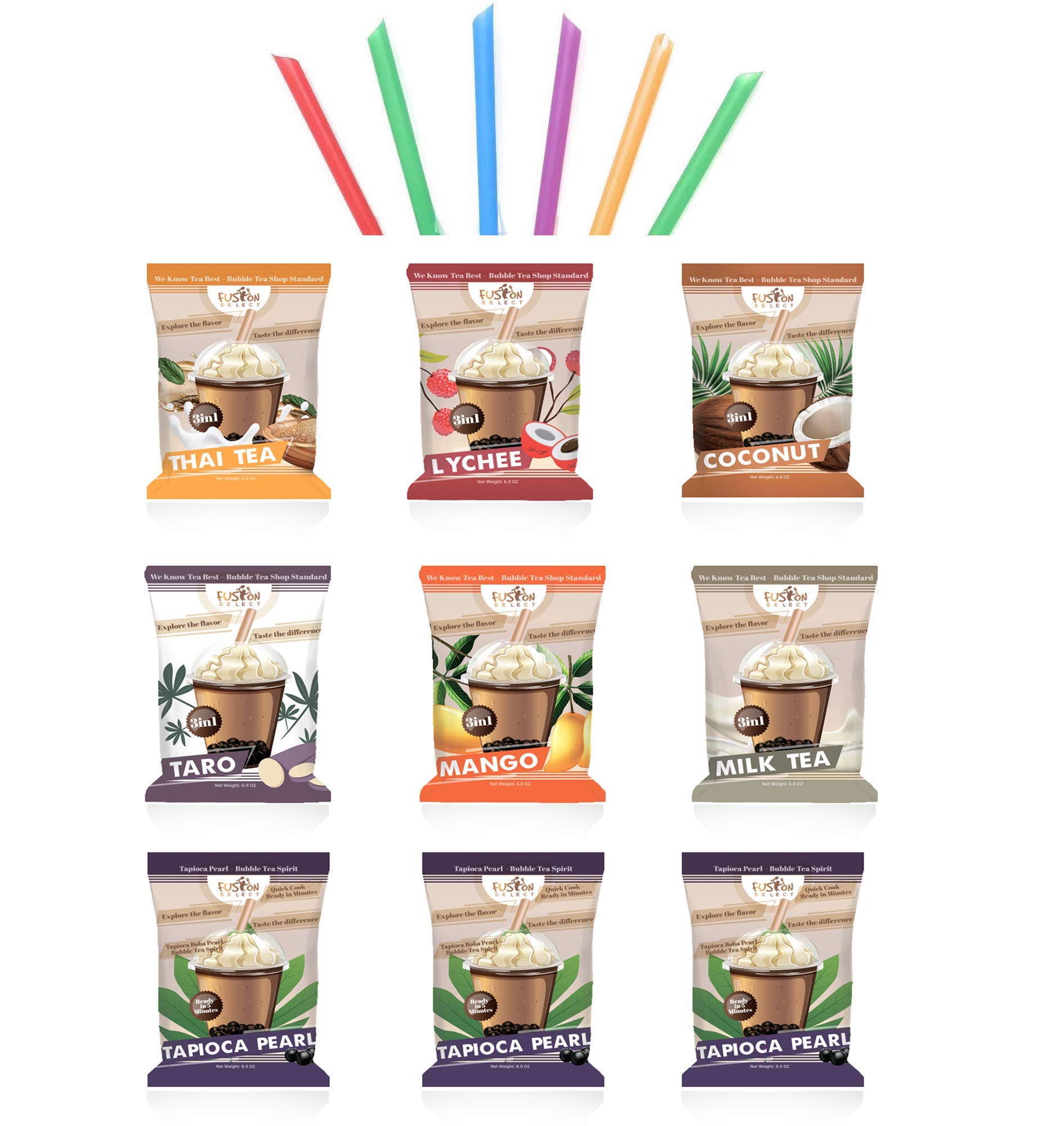 Buy The Ultimate DIY Bubble Tea Kit 6 Flavors of Boba Bubble Tea Drink