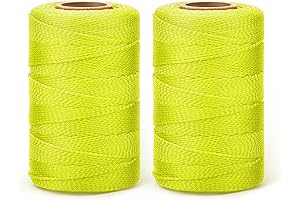 2 Rolls 500 Feet Mason Line: Durable Nylon String for Diverse Applications