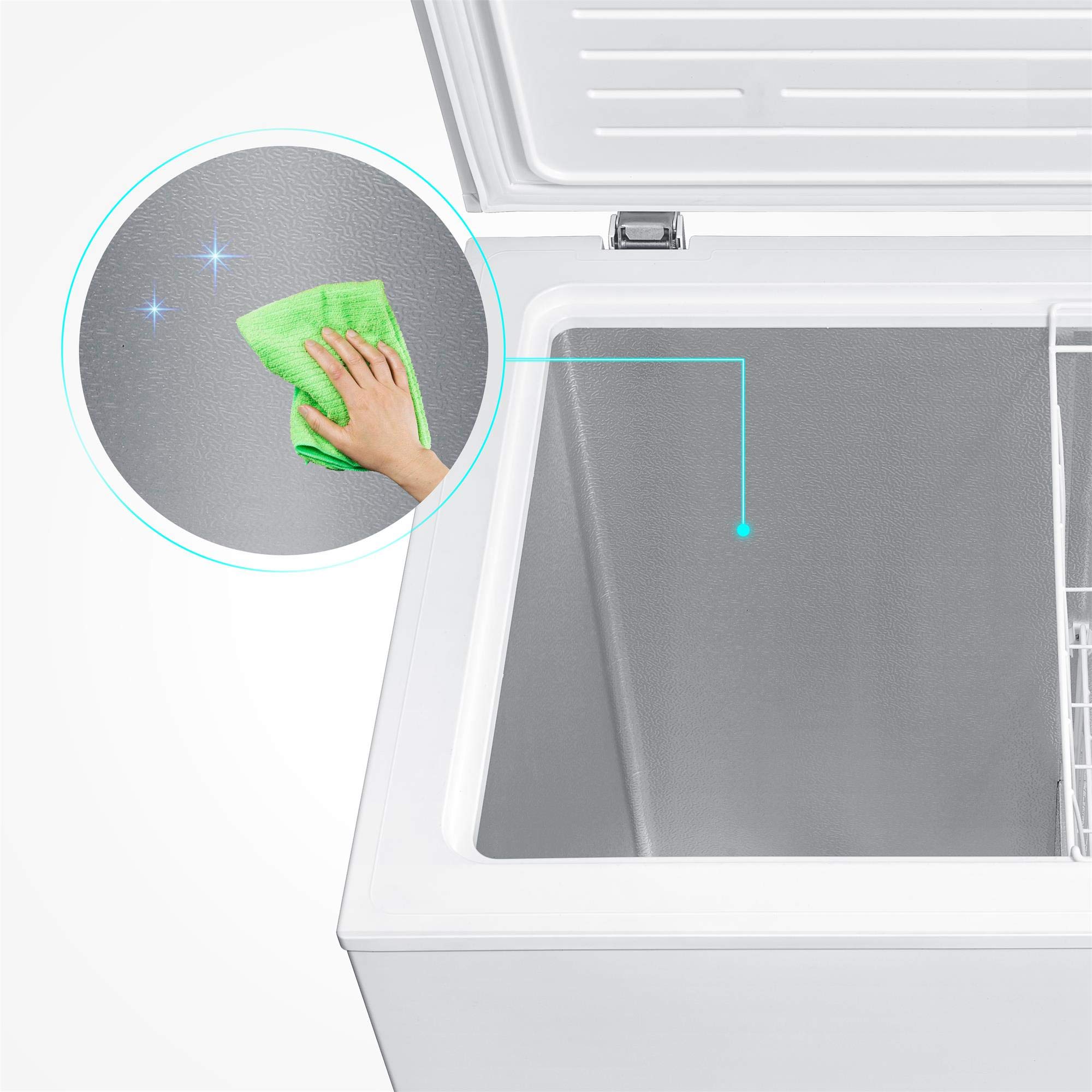 Midea MRC050S0AWW Chest Freezer, 5.0 Cubic Feet, White Buy Online in