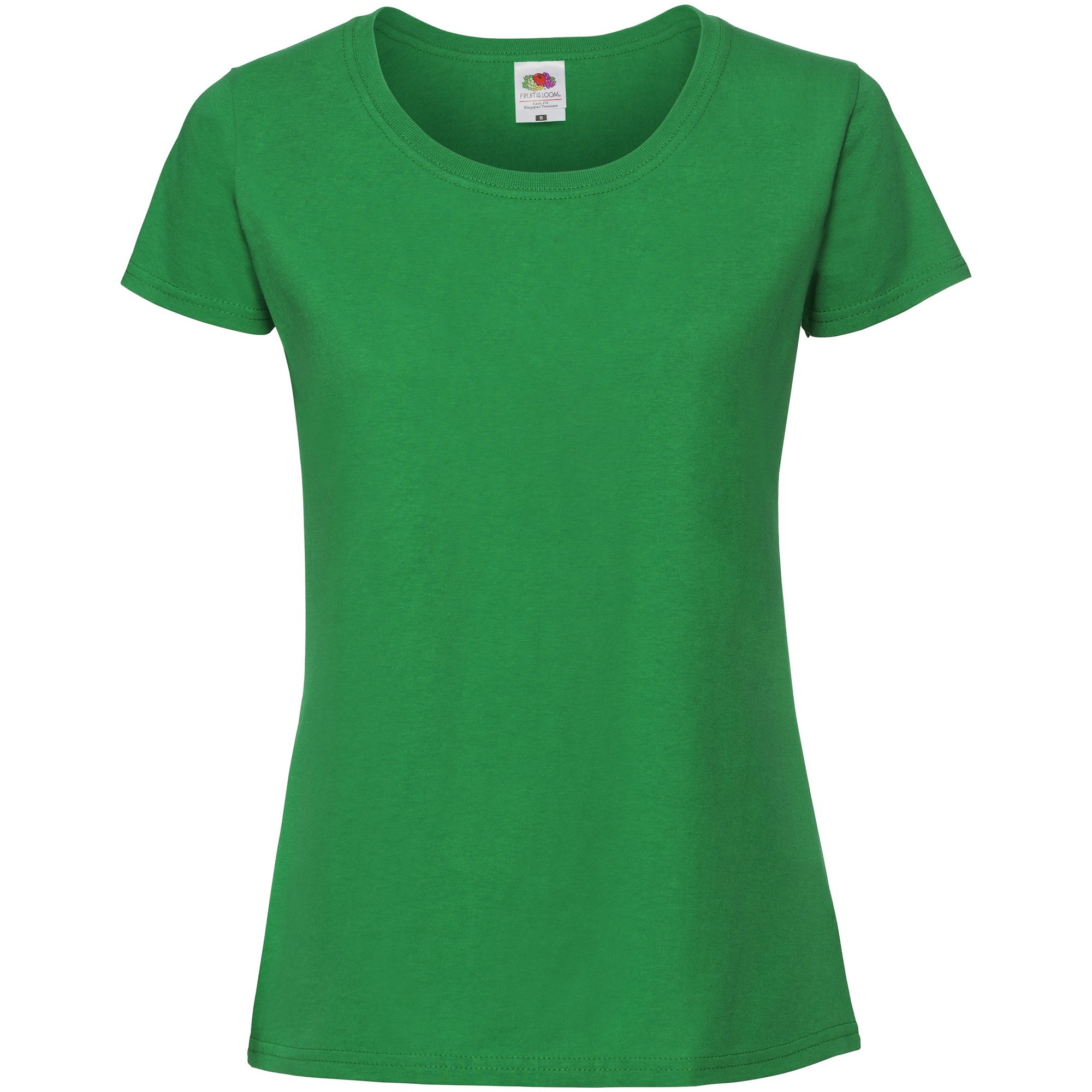 Fruit Of The Loom - Short Sleeve Shirt - Woman, Kelly green, XXL