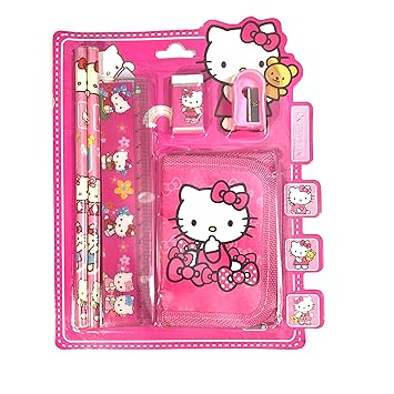 Shubhkraft Multi-Purpose Stationery Kit with Multi Character Prints | Stationery Gift Set for Kids Birthday Party Return Gifts - Pack of 24 (Multicolor)