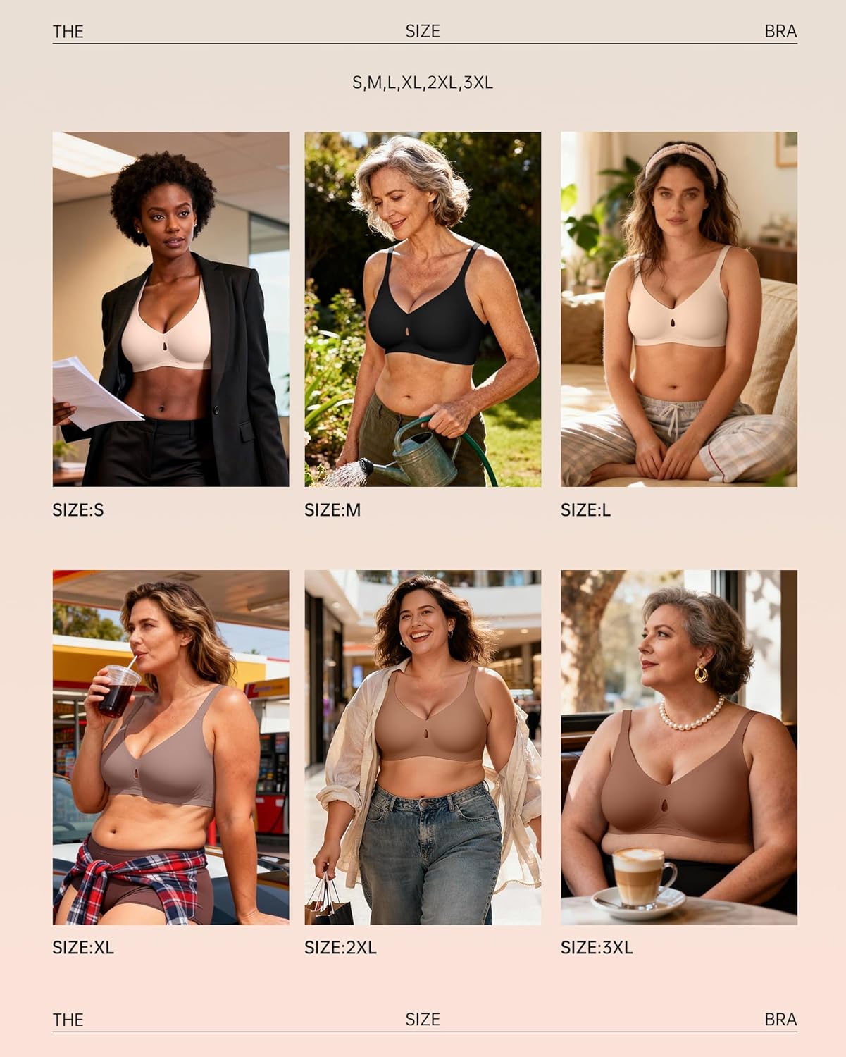 Bras for Women No Underwire Wireless Jelly Bras Full Coverage Seamless Push Up Bralettes Support Tshirt Bra - Image 6