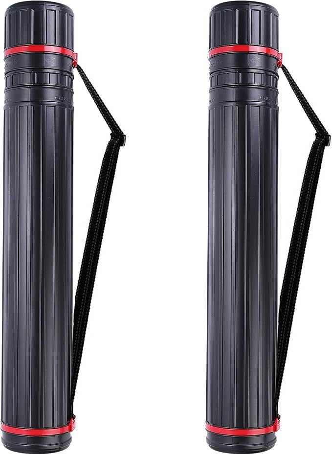 CALPALMY 2Pack XXLarge Extendable Poster Tubes Expand