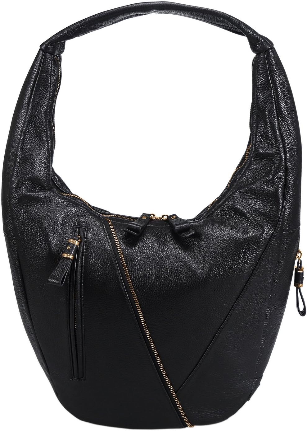Sak&Co. Soft Leather Hobo Handbags Monk Style Shoulder Bags for Women