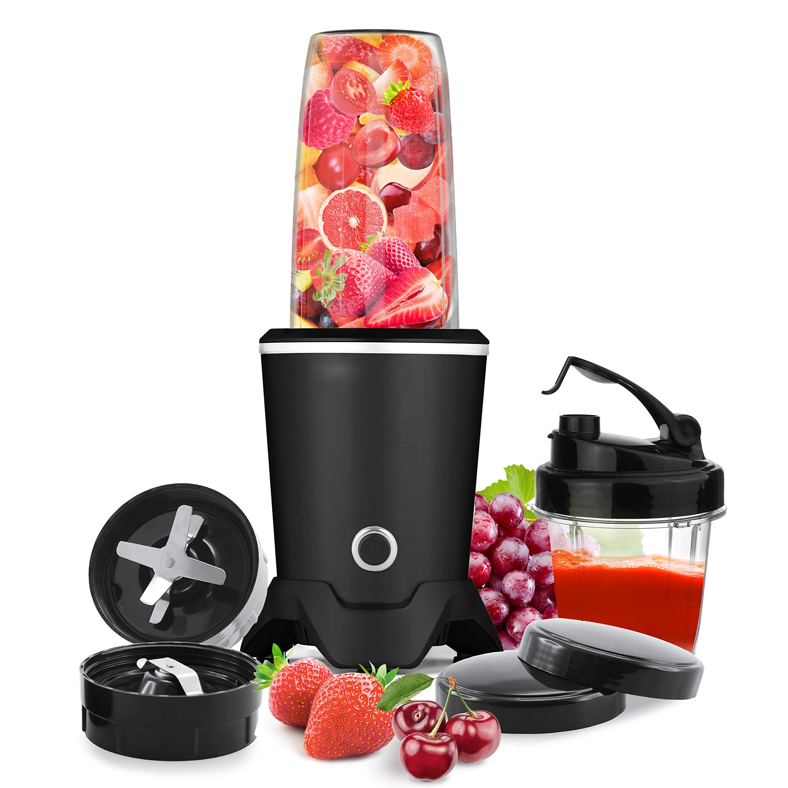 1000W Personal Bullet Blender for Shakes and Smoothies, Regenerate Nutri Large Mixer with Blending and Grinding Blades for...