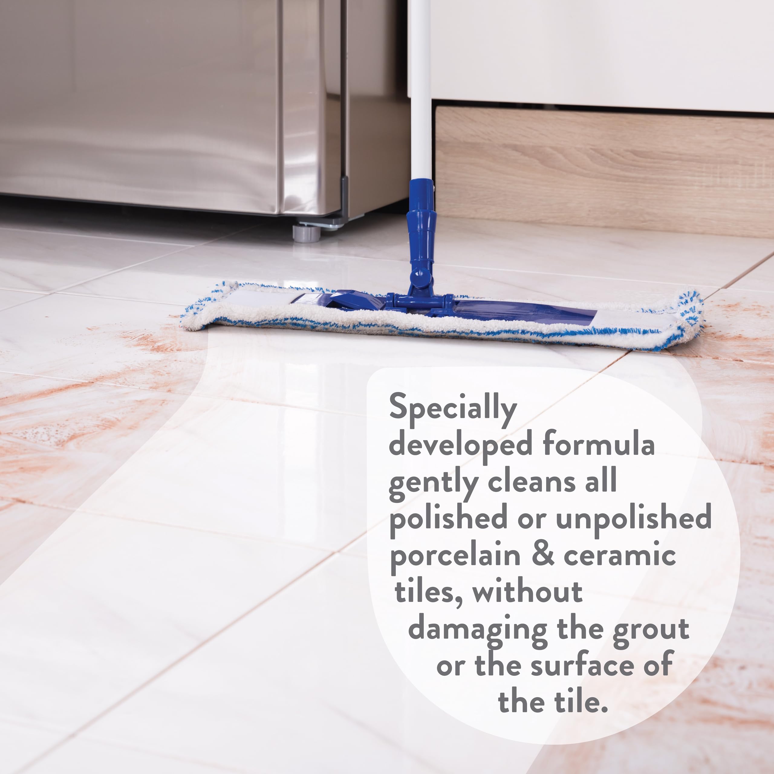 GLEAN Limpiador de Porcelana y Azulejos | PH Neutro | Limpiador Sin Aclarado Fácil de Cuidar | Para Superficies de Porcelana, Cerámica, Pulidas y Sin Pulir | Usos en Interiores y Exteriores 5 Litro