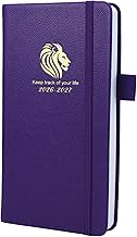 Diary 2026-2027 - 18 Month Diary from Jan. 2026 to Jun.2027 Mid Year, A6 Pocket Week to View, Weekly & Month Planner with Leather Cover, Pen Loop (Purple)