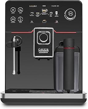 Gaggia Accademia Luxury Italian Fully Automatic Espresso Machine with 19 Customized drink settings,0.5 Liters,RI9782/46 Brushed Stainless