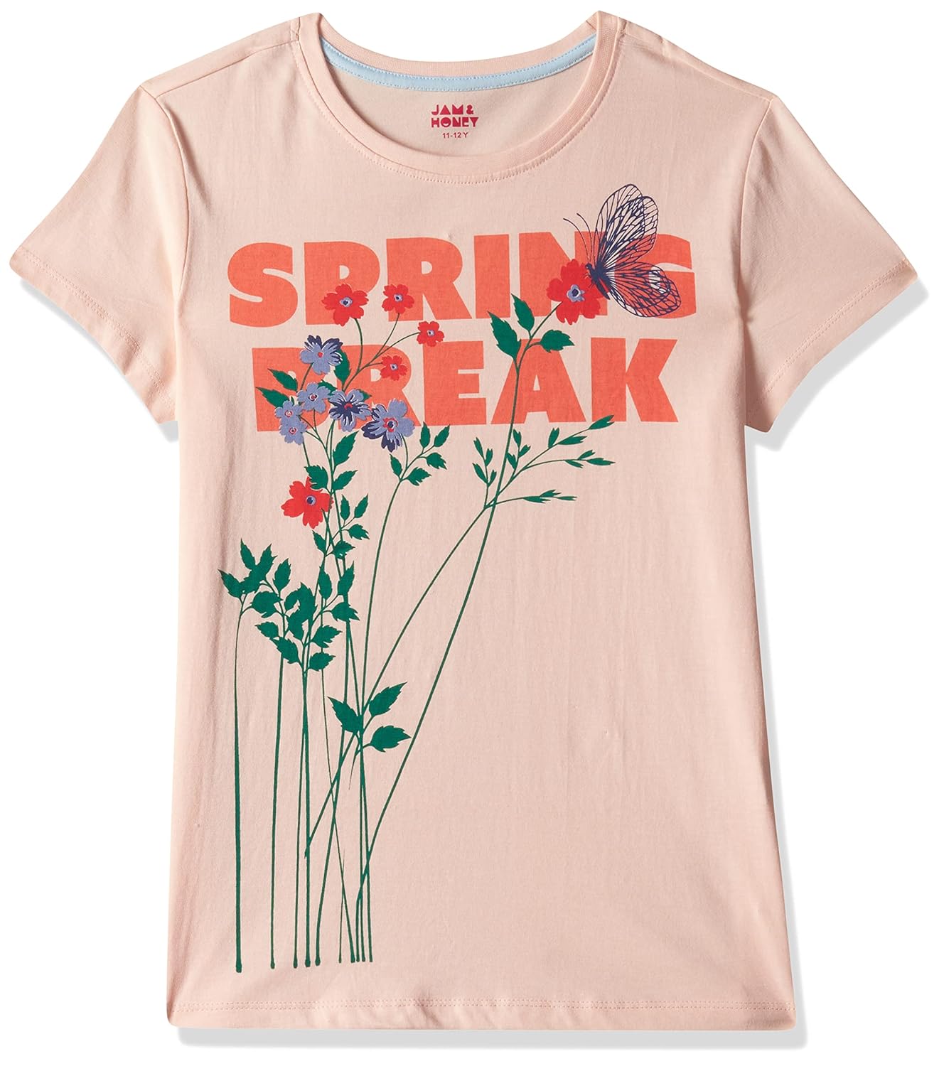 Amazon Brand - Jam & Honey Girls 100% Cotton Printed Half Sleeves Regular Fit T-Shirt | Age 2-12 Years (Pack of 3), Multicolor offers donot miss 3 Amazon Brand - Jam & Honey Girls 100% Cotton Printed Half Sleeves Regular Fit T-Shirt | Age 2-12 Years (Pack of 3), Multicolor offers donot miss