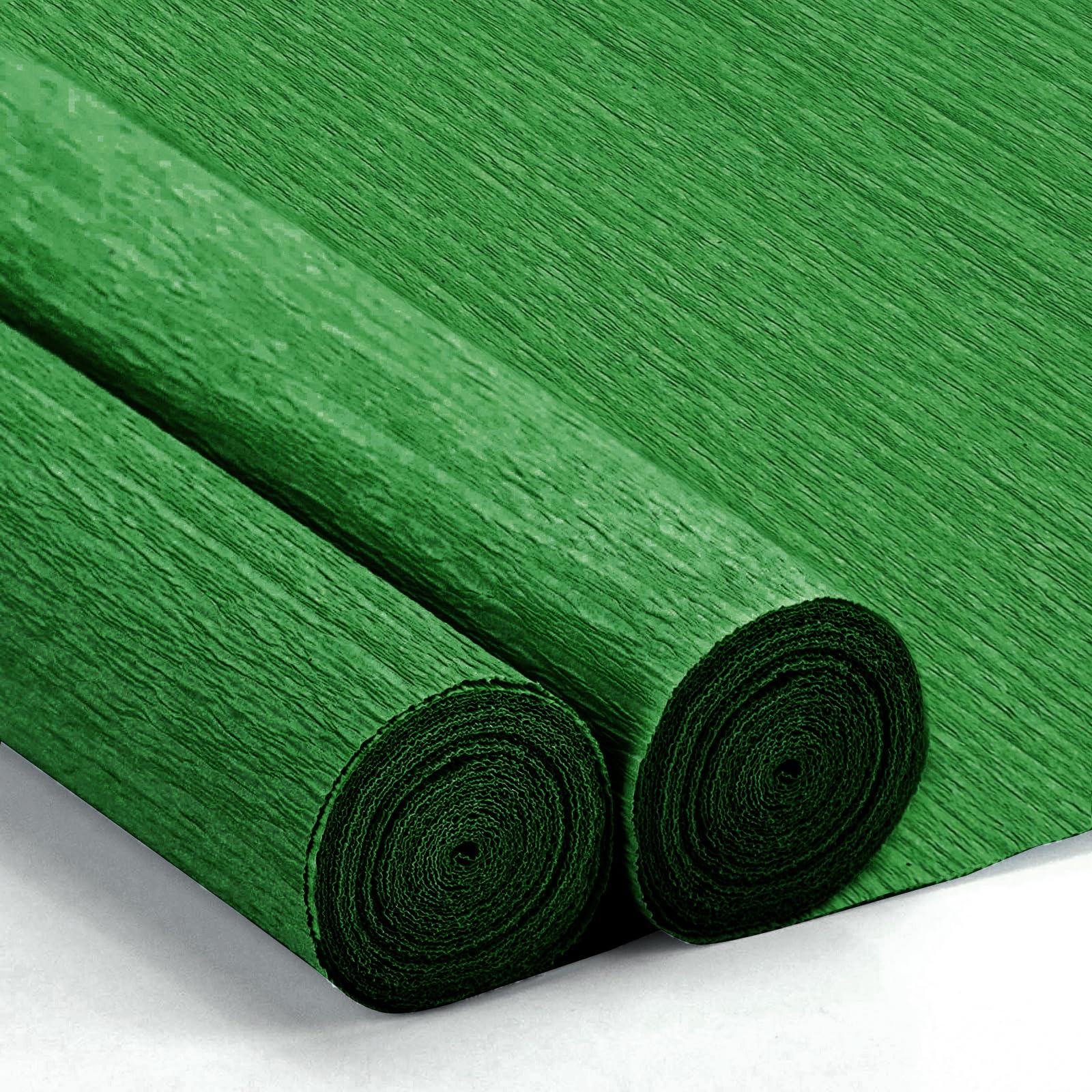 Crepe Paper Streamers 2 Rolls, 10 x 98Inch Crepe Paper Sheets for DIY Gift Colourful Paper Flower Wrapping Paper Crafts Birthday Wedding Holiday Party