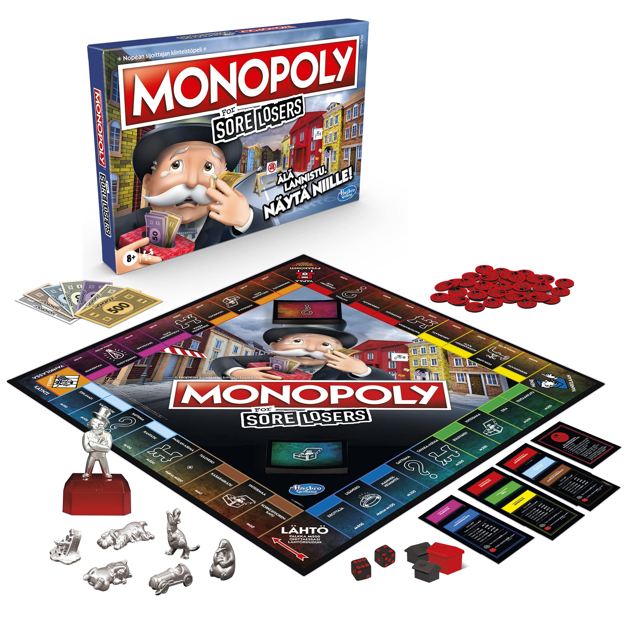 Monopoly Gra planszowa For Sore Losers od 8 lat (Finnish)