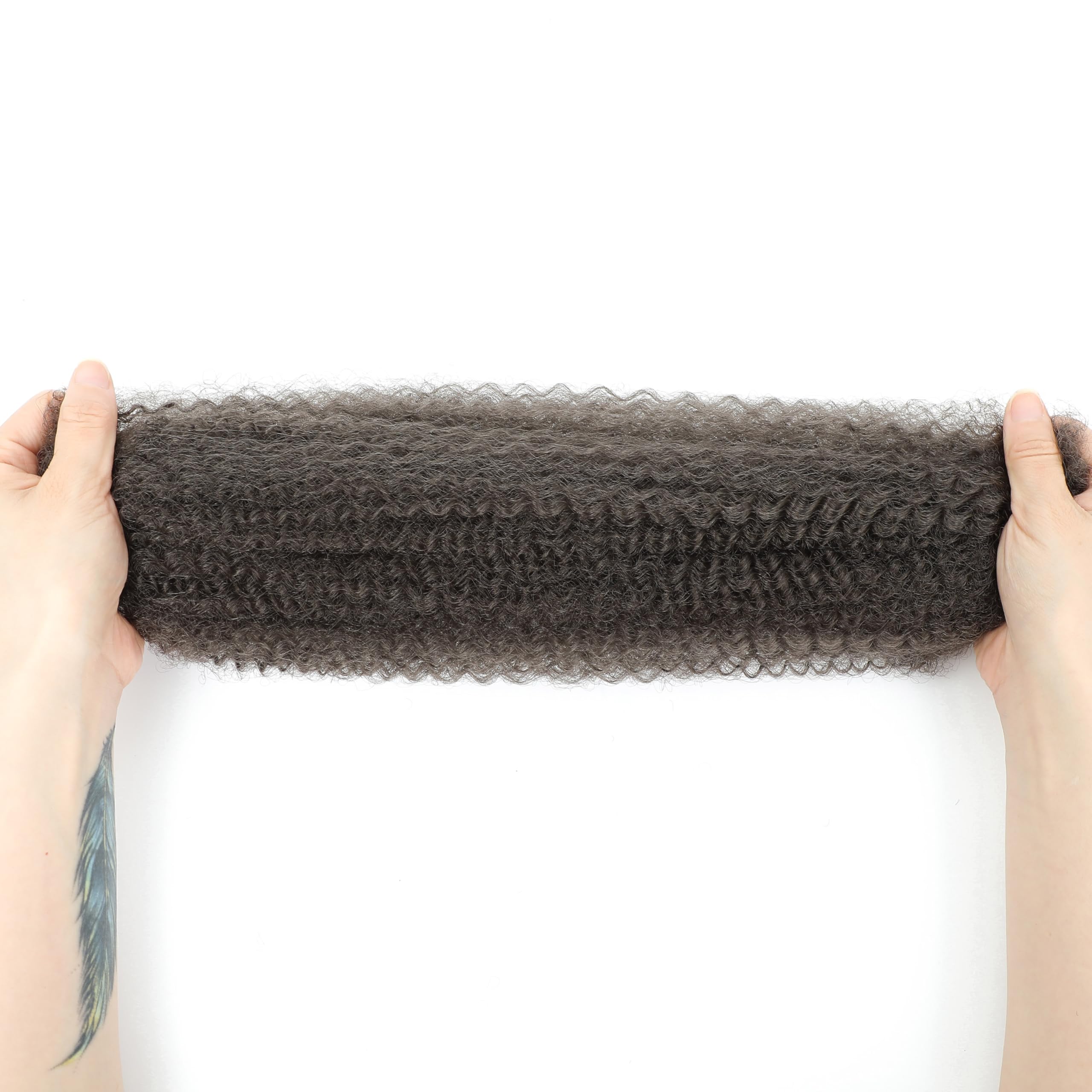 TOOPBIUTI Afro Kinky Bulk Hair 12 Inch Spring Twist Braiding Hair Bulk Locs Dreadlock Extensions Afro Kinky Curly Crochet Braid (4# - Image 4