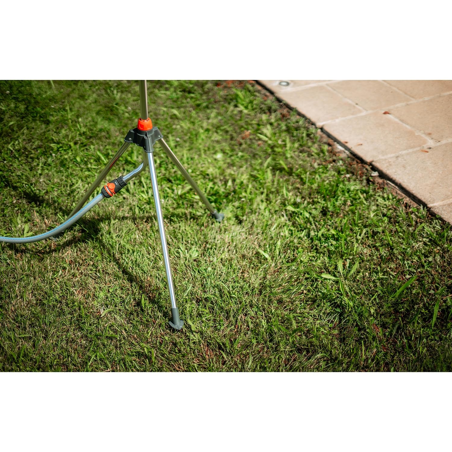 SPIDO - Kit douchette et asperseur sur Pied - Lance télescopique 95 à 140 cm - Asperseur 360° - Arrosage Jardin et massifs