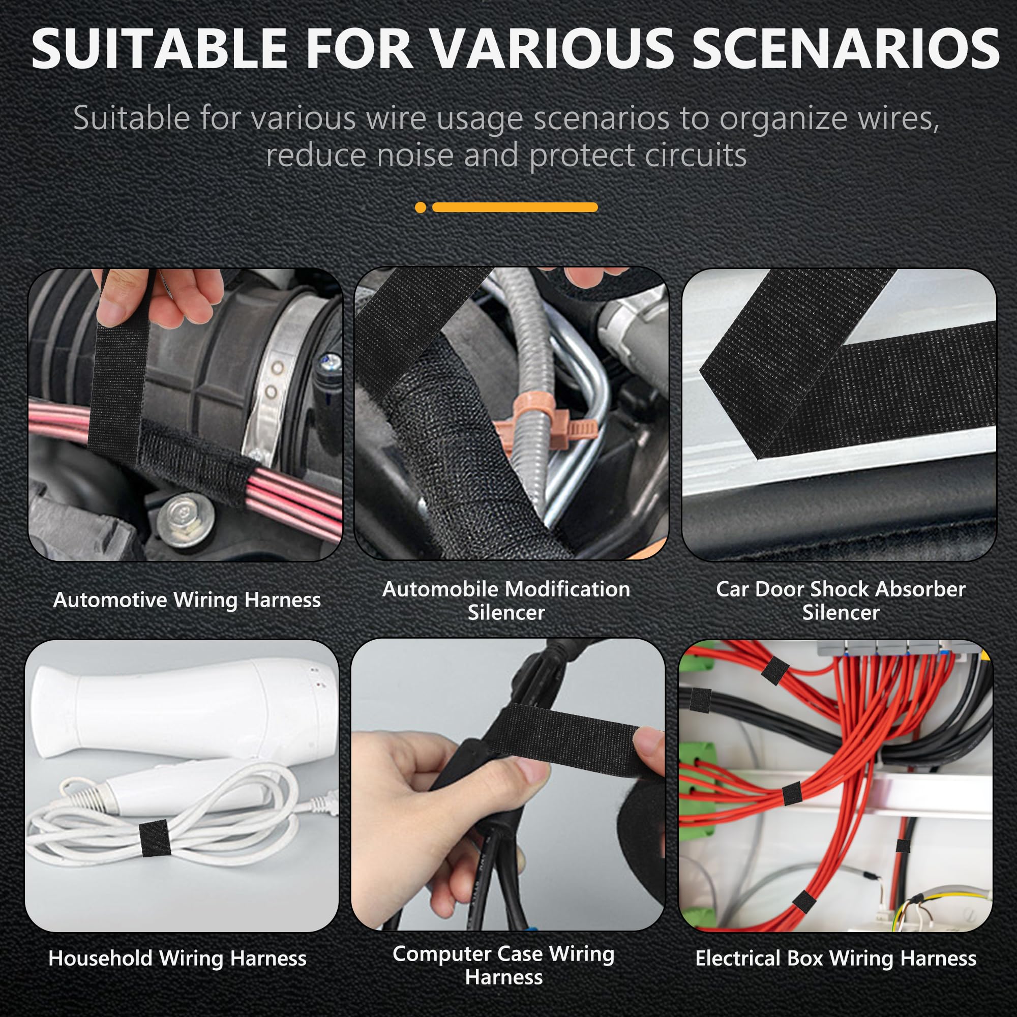 Noir Akozon Bande Auto-adhésive Résistante à L'huile De Résistance