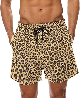 mens cheetah swim trunks