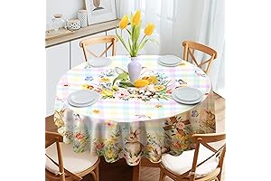 Round Easter Tablecloth: Embellish Your Celebrations with Festive Elegance
