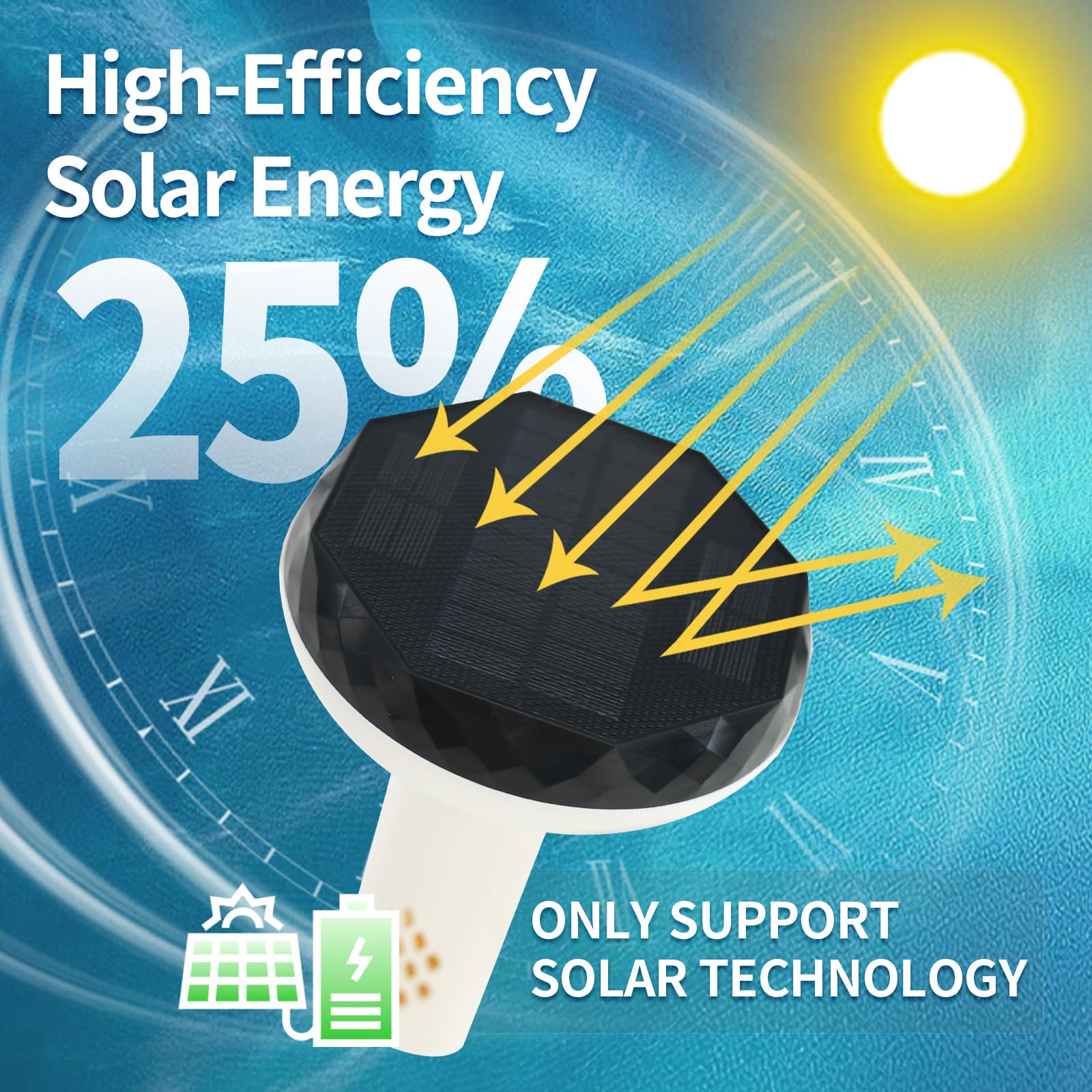Testeur Solaire Intelligent pour Piscine - WiFi 6 en 1 - Testeur de pH EC ORP TDS - Sel et température - Testeur Flottant pour Piscine, Jacuzzi et Spa - Surveillance Via Application