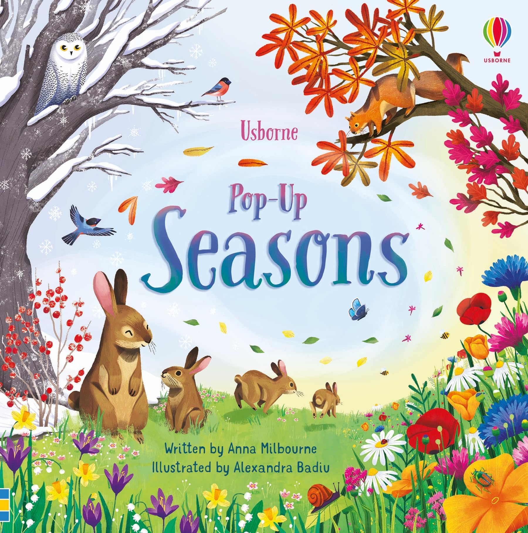 Pop-up Seasons: An Enchanting Interactive Pop-Up Book Exploring Natures Four Seasons with Free Online Audio