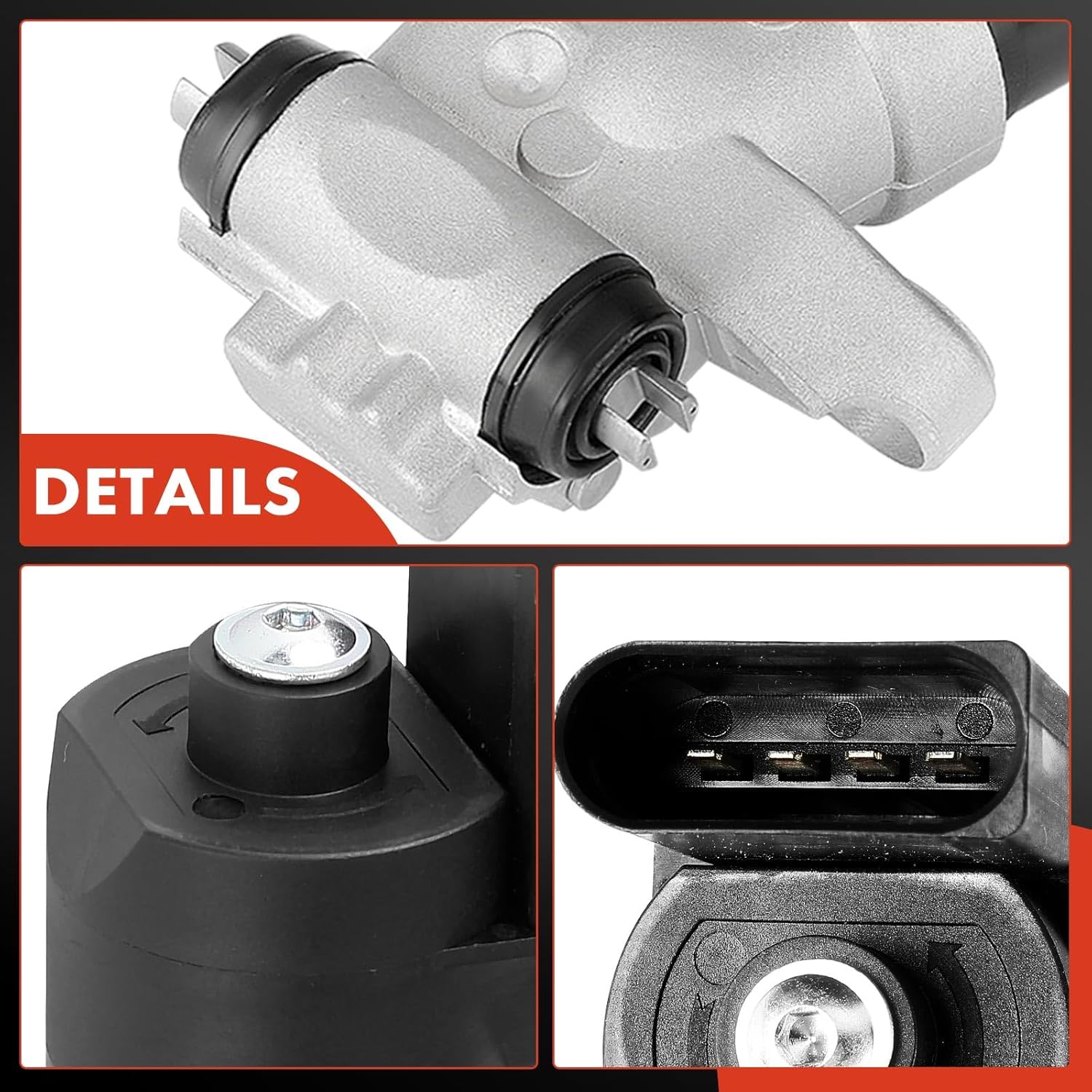 A-Premium Rear Driver Side Parking Brake Actuator Compatible with Porsche Models - 2013-2019 911, 2016-2019 Panamera, 2016 Boxster, 2017-2019 718 Boxster, 2017-2018 718 Cayman