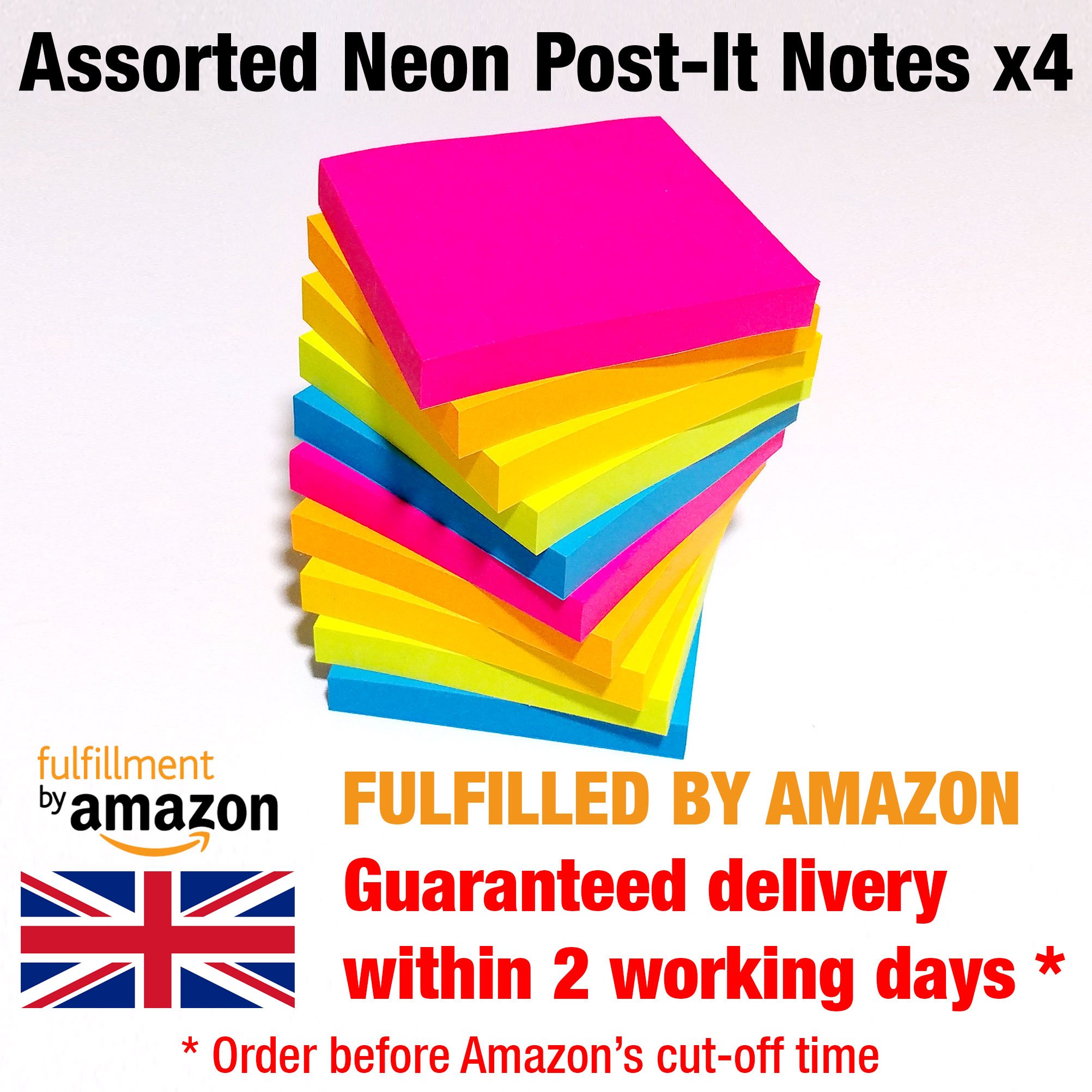Lot De 1000 Notes Adhésives Pastel - 10 Blocs De 100 Feuilles, 78x22 Mm, Couleurs Assorties, Repositionnables