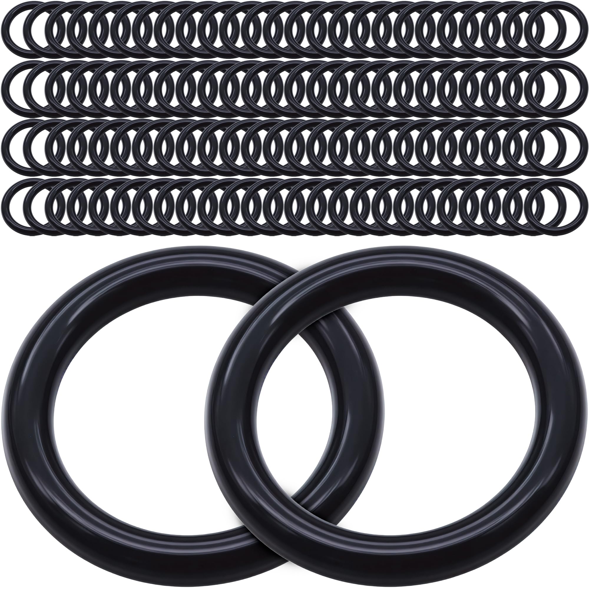 100PCS 11105 O-Ring, OEM Size Nitrile Rubber Seal, Compatible with V-Twin Cruiser &amp; Touring Style Motorcycles – Engine, Transmission &amp; Primary Drive – Leak Proof &amp; Vibration Resistant (Black)