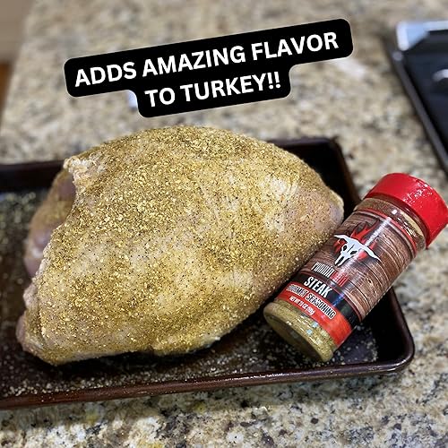 Miniatura 5 de Runnin’ Wild Steak Seasoning – Bold & Savory Smokehouse Flavor | Premium Grilling Spice Rub for Steak, Burgers, Brisket, Lamb & Chicken | No MSG
