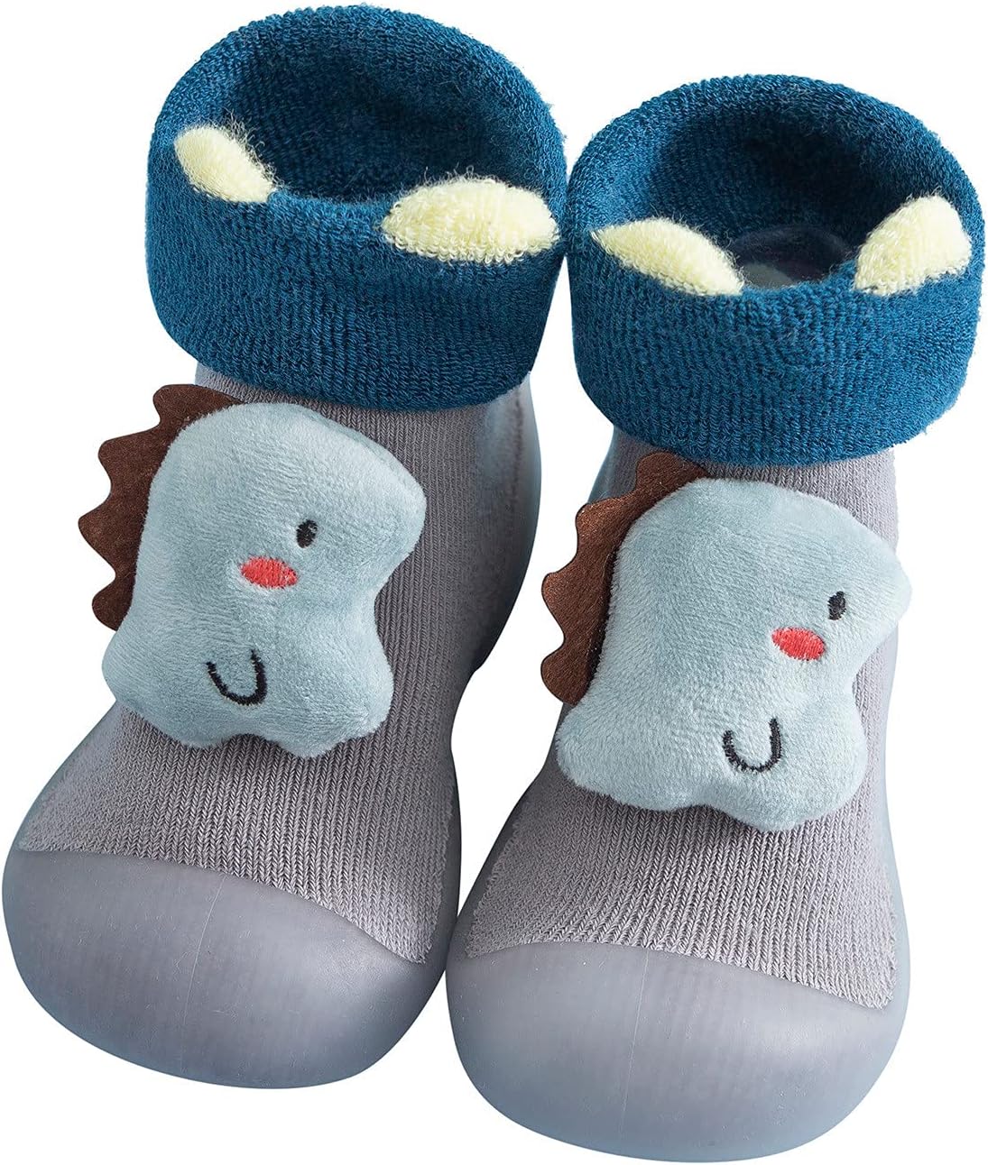 Zilosconcy Zapatos Primeros Pasos Bebé Niño Niña Años Zapatillas Suela Suave Transpirable Antideslizante Invierno Largos Estampados Algodon de Calcetines Niños Pantuflas Peluche para Chicos