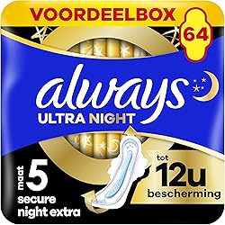Always Ultra Sanitary Napkins, Size 5, Extra Secure Night…