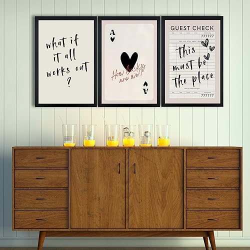 Miniatura 6 de Lienzo decorativo de pared Y2k en blanco y negro con texto en inglés What If All Workout, impresiones preppy retro funky estéticas para decoración