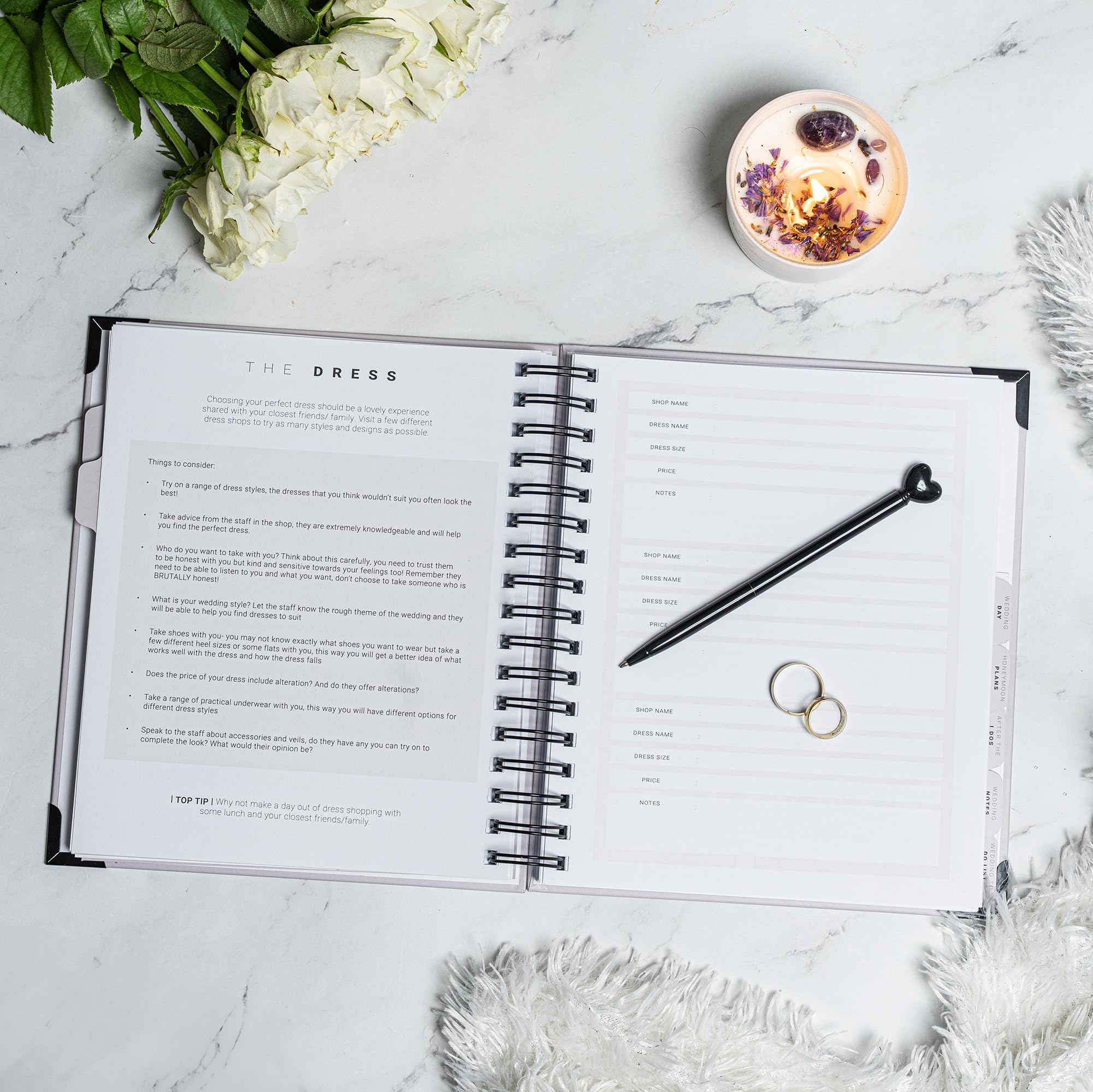 The Ultimate Wedding Planner Book and Organiser for UK Weddings, Full Of Unique Hints, Tips, Guides & Countdowns - Image 4