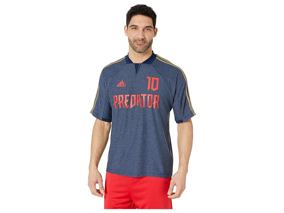 

adidas Special Collections Predator Zinedine Zidane Jersey (Collegiate Navy/Red) Men's Clothing