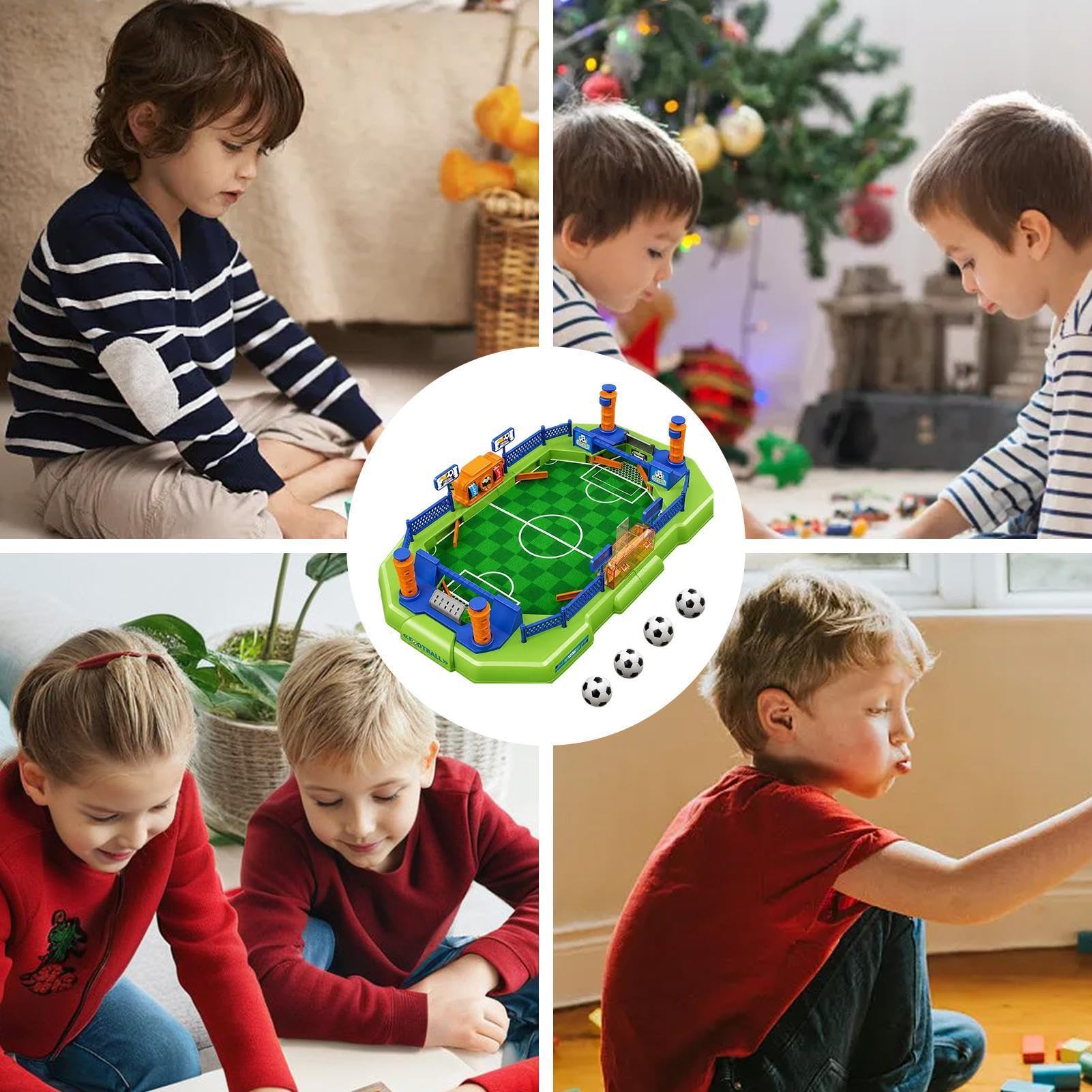 Calcio Balilla Mini Giochi 2 Giocatori Famiglia Desktop Sport