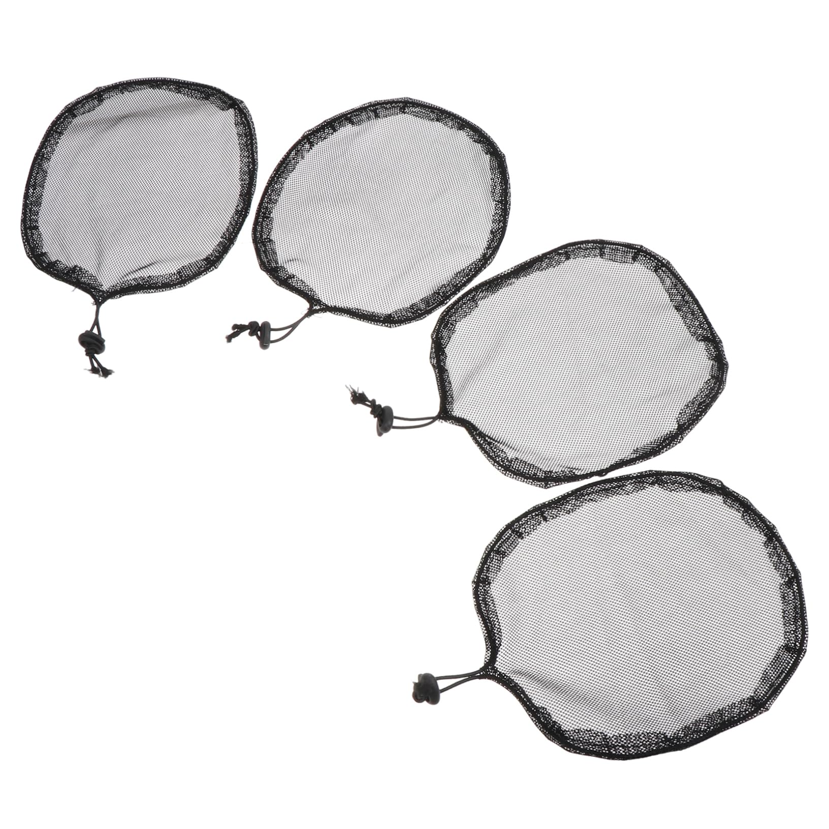 Ipetboom 4Pcs Elastic Ponytail Hairnets for Women Stretchy Wig Caps for Hair Buns and Updos for Dance Performance and Daily Wear