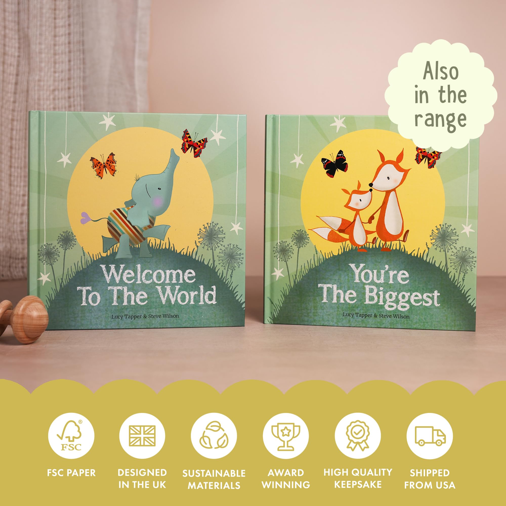 Welcome To The World: New Baby Gift & Keepsake Book - Premium Hardcover Nursery Storybook for Baby Showers, Christenings & Newborn Celebrations — Amazon image 8