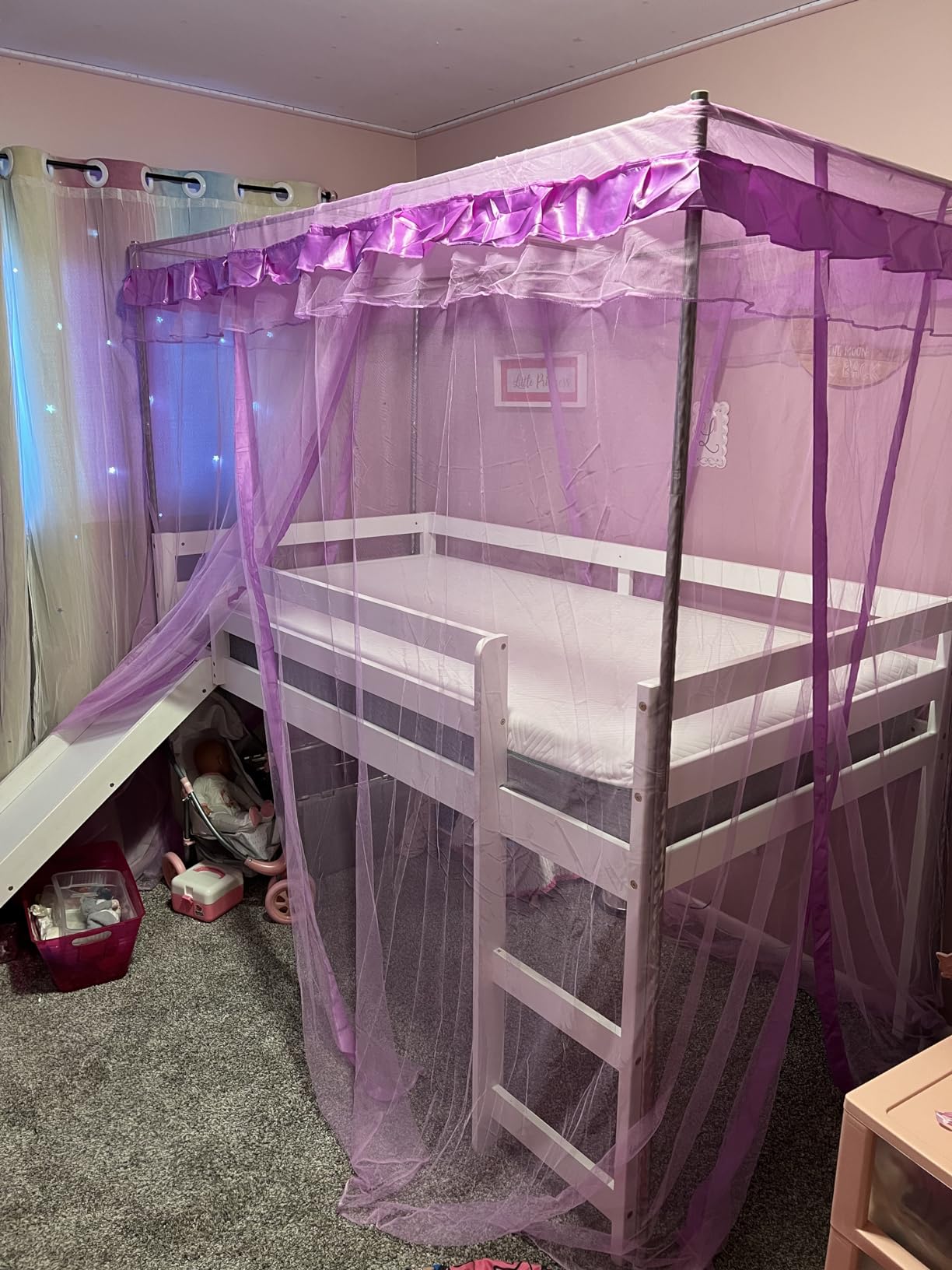 $9/mo - Finance Mengersi Unicorn Bed Canopy for Girls Canopy Bed ...