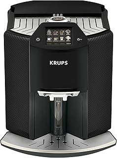 Krups Machine à café Barista New Age One Touch de cappuccino, écran tactile coloré, 1.6 L, Carbone